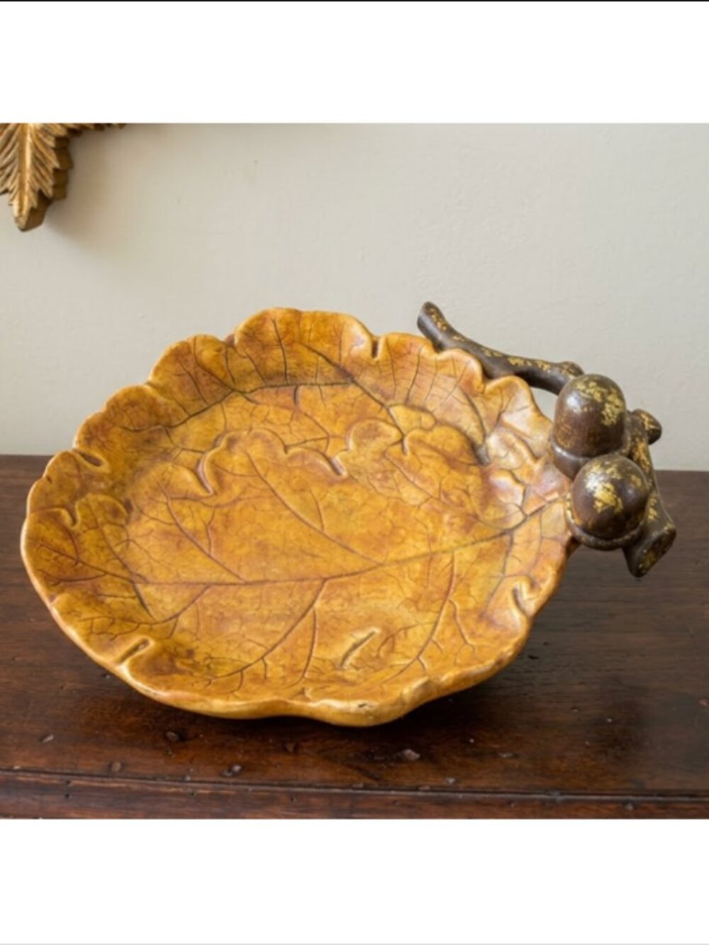 Beautiful Acorn Leaf Tray